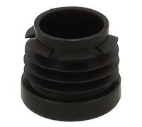 Amig - Embout intérieur Rond | Mod. 660 | Ø 25 mm | Protection pour Pieds de Table, chaises, béquilles et bâtons | Idéal pour protéger Le Sol Contre Les Rayures | Polyéthylène Noir