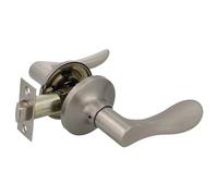 Amig - Ensemble de poignées | Poignées avec loquet carré | Pour portes intérieures | Zamak | Verrou d'entrée de 60/70 mm inclus | Pour portes en bois de largeur de 35 à 45 mm | Doré