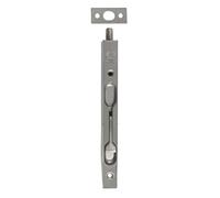 Amig - Épingle À Mortaise | 250 × 17 mm | Idéal Pour Les Portes Intérieures En Bois | Fermeture Automatique Verticale | Boulon De Sécurité | Acier Argenté Mat