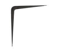 AMIG Équerre 1 - 225 x 200 Noir mat avec étiquette