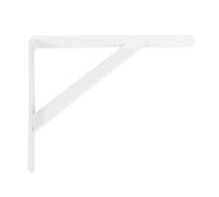 Amig - Équerre d'étagère murale | Console pour étagère | Support étagère en Acier | Coleur: Blanc | Dimensions: 250 x 150 | Poids max.: 320 kg