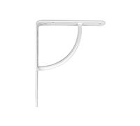 Amig - Équerre d'étagère murale | Console pour étagère | Support étagère en Acier | Coleur: Blanc | Dimensions: 200 x 150 | Poids max.: 105 kg