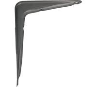 Amig - Équerre d'étagère murale | Console pour étagère | Support étagère en Acier | Coleur: Gris Métallisé | Dimensions: 150 x 125 | Poids max.: 35 kg