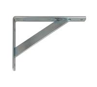 Amig - Équerre d'étagère murale | Console pour étagère | Support étagère en Acier | Coleur: Zingué | Dimensions: 250 x 150 | Poids max.: 320 kg