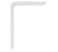 Amig - Équerre d'étagère murale | Console pour étagère | Support étagère en Aluminium | Coleur: Blanc | Dimensions: 300 x 200 | Poids max.: 30 kg