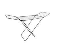 Amig - Étendoir Pliable à Ailes Mod. Aeria ZenRack - Acier résistant - Séchoir à Linge - Montage et Pliage faciles - 18m d’Espace d’étendage - Dimensions 180x55x95 cm - Couleur Noir