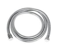 Amig - Flexible de douche universel extensible Mod.9901 en acier inoxydable | Longueur : 1,7-2,2 m | Tuyau long pour douches encastrées ou baignoires | Léger et résistant