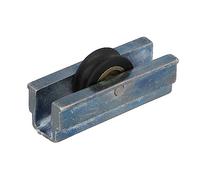 Amig - Galet pour fenêtre coulissante - Lot de 2 unités - Dimensions 40 x 12 mm - Boîtier métallique et roulement à billes - Conçu pour fenêtres coulissantes - Aluminium - Mod. COR20