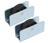 Amig - Galet pour fenêtre coulissante - Lot de 2 unités - Dimensions 40 x 21 mm - Boîtier métallique avec vis et roulement à billes - Conçu pour fenêtres coulissantes - Acier zingué - Mod. COR17