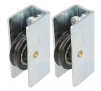 Amig - Galet pour fenêtre coulissante - Lot de 2 unités - Dimensions 41 x 20 mm - Boîtier métallique avec vis et roulement à billes - Conçu pour fenêtres coulissantes - Acier bichromaté - Mod. COR18