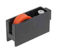 Amig - Galet pour fenêtre coulissante - Lot de 2 unités - Dimensions 48 x 26 mm - Boîtier en nylon avec roulements à billes - Conçu pour fenêtres coulissantes - Couleur noire - Mod. COR10