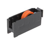 Amig - Galet pour fenêtre coulissante - Lot de 2 unités - Dimensions 56 x 23 mm - Boîtier en nylon avec roulements à billes - Conçu pour fenêtres coulissantes - Couleur noire - Mod. COR11