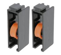 Amig - Galet pour fenêtre coulissante - Lot de 2 unités - Dimensions 64 x 25 mm - Boîtier en nylon avec roulements à billes - Conçu pour fenêtres coulissantes - Couleur blanche - Mod. COR07