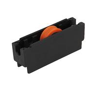 Amig - Galet pour fenêtre coulissante - Lot de 2 unités - Dimensions 65 x 26 mm - Boîtier en nylon avec roulements à billes - Conçu pour fenêtres coulissantes - Couleur noire - Mod. COR08