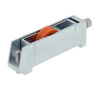 Amig - Galet pour fenêtre coulissante - Lot de 2 unités - Dimensions 70 x 16 mm - Boîtier métallique réglable - Roulement à billes - Conçu pour fenêtres coulissantes - Acier zingué - Mod. COR27