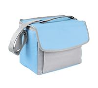 Amig - Glacière Souple Isotherme 30L | Conserve Froid Jusqu'à 8 Heures | Portable pour Pique-Nique et Voyage | Design Bleu et Gris | Matériau Résistant en Nylon, Bleu, Gris, 30 litres, Tissu