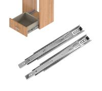Amig - Glissières à Extraction Totale 30kg | Acier Galvanisé Anti-Corrosion | Pour Tiroirs Meubles/Bureaux | Compatible Serrure Menuiserie, Multicolore, 350 x 45 mm