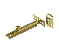 Amig - Goupille De Jante | 60x17 mm | Idéal Pour Les Portes Intérieures En Bois | Finition Élégante | Loquet Pour Salle De Bain, Chambre Ou Bureau | Boulon De Sécurité | Laiton Poli