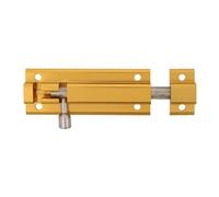 Amig - Goupille De Jante | 80x30 mm | Idéal Pour Les Portes Intérieures En Bois | Bords Carrés | Loquet Pour Salle De Bain, Chambre Ou Bureau | Boulon De Sécurité | Aluminium Blanc