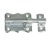 Amig - Goupille de suralimentation | 35 x 33 mm | Convient aux portes de passage en bois | Loquet pour salle de bain, chambre ou bureau | Verrou de sécurité | Acier zingué