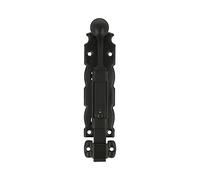 Amig - Goupille de Surpose | Verrou pour portes et fenêtres | Fermeture résistante | Acier et Zamak | Couleur: Noir | 150 x 35 mm | Vis non Incluses