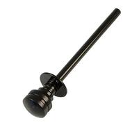 Amig - Goupille de verrouillage pour fenêtres courroies en bois ou aluminium Mod.40 | Convient pour sécuriser les magasins | Fermeture de sécurité zamak finition noire | Dimensions : Ø 30 x 152 mm
