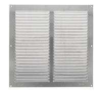 Amig - Grille de ventilation carrée en Aluminium | Grilles d'aération pour sortie d'air | Idéal pour plafond de cuisine et de salle de bain | Dimensions : 300 x 300 mm | Couleur: Argent