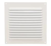 Amig - Grille de ventilation - Grille carrée pour sortie d’air - Idéale pour aération intérieure - 150 x 150 mm - Aluminium - Blanc