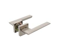Amig - Jeu de poignées de porte | Mod. ZAHORA | 52 x 146 mm | Avec bec verseur | Design élégant et simple | Poignée ergonomique | Aluminium satiné