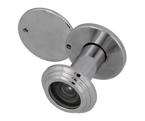 Amig - Judas de Porte Superangulaire en Acier Chromé UL 14mm | Installation Facile Sans Dommages | Angle de Vue Large | Sécurité pour Familles, Multicolore, Diamètre 14, Épaisseur 35-55 mm