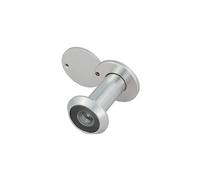 Amig - Judas Mod. 3 avec Lentille Super Angulaire pour Portes Intérieures et Extérieures 3-14 en Aluminium Argenté | Aluminium | Dimensions : Diamètre 14 mm | Épaisseur de la Porte : 35-60 mm