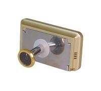 Amig - Judas Numérique avec Écran LCD 4" | Vision Grand Angle 160° | Capteur CMOS 2.0 MP | Facile à Installer | Longue Durée de Batterie | Judas 20mm, Or, Métall