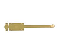 Amig - Loquet de Porte | Goupille à Superposer Dorée | Design Moderne | Installation Facile | Laiton Durable | Pour Portes et Placards | Compatible avec Charnières Décoratives, Mat, 250 mm
