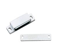 AMIG - 833 | Loqueteau 10 | 56 x 15 mm | Plastique | Blanc