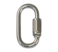 Amig - Lot de 2 Maillons Rapides INOX Ø4x40mm | Mousquetons Polyvalents pour Cordes, Chaînes, Camping | Résistant à la Corrosion | Utilisation Extérieure et Intérieure, Multicolore, Acier Inoxydable