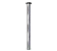 Amig - 22622 | Pied de Table 16 | Ø60 x 700/1000 mm | Acier | Nickelé Mat
