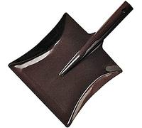 Amig - Modèle 4 Pelle à poussière Manuelle métallique carrée en Acier Finition Marron | Résistante et Durable | 200 x 215 mm.