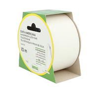 Amig - Modèle 516 Ruban adhésif blanc fixation extra forte et résistante à l’eau pour utilisation en intérieurs ou extérieurs, parfait pour bricolage et réparations, dimensions : 10 x 50 mm