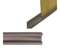 Amig - Modèle 8 Bas de Porte Isolant en Mousse - Double Rouleau - Gris - évite l’entrée de Froid, poussière ou Insectes par-Dessous la Porte