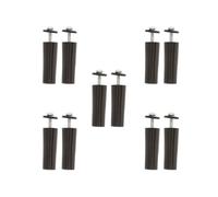 Amig - Pack de 10 Butées pour Volets Roulants | Amortisseur avec Vis M5 Antirouille et Rondelle Extérieure | Résistant aux Intempéries | Longueur : 40 mm | Bronze