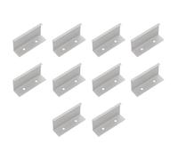 Amig - Pack de 10 Poignées pour meubles - 32 mm - Couleur Anodisée Argent - Fabriqué en Aluminium - Pour tiroirs et armoires - Mod. 848