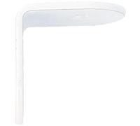 Amig - Pack de 100 cornières de renfort métalliques | 20 x 16 x 1,5 mm | Bord carré | Conçu en forme de L | Pour fixer des meubles en bois ou placer des étagères et des étagères | Acier blanc