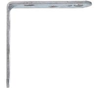 Amig - Pack de 100 cornières de renfort métalliques | 60x19x2mm | Bord rond | Conçu en forme de L | Pour fixer des meubles en bois ou placer des étagères et des étagères | Acier inoxydable mat