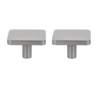 Amig - Pack de 2 Poignées pour meubles - 40 mm - Couleur Nickel Brossé -En Aluminium - Tiradores pour tiroirs et armoires de cuisine et de salle de bain au style moderne - Mod. 820