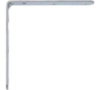 Amig - Pack de 50 cornières de renfort métalliques | 100 x 19 x 2 mm | Bord rond | Conçu en forme de L | Pour fixer des meubles en bois ou placer des étagères et des étagères | Acier inoxydable mat