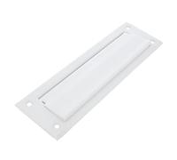 Amig - Passe-Lettres Blanc Mod. 1 - Volet pour Murs ou Portes - Réceptacle à Courrier avec Capot en Acier - 254 x 78 mm - Ouverture: 198 x 48 mm - Couleur Blanc Mat - Fente pour Lettres