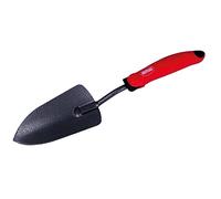 Amig - Pelle de jardinage petite et large avec poignée ABS et corps en acier pour le travail dans le jardin et la plantation à la maison | Outils de jardin rouge-noir | Mesures - 13 1/2".