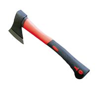 Amig - Petite Hache Portable | Hache à Bois avec Manche en Nylon et Caoutchouc et Lame en Acier | Outils de Jardin Légers et Faciles à Manipuler en Rouge et Noir | Poids : 500 g.