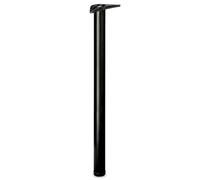 Amig - Pied Réglable pour Table en Acier Noir - Hauteur Ajustable 10 mm - Pieds pour Tables de Bureau, Cuisine ou Salle à Manger - Dimensions 870x60x1,2 mm - Capacité 15 kg par Pied