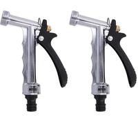 Amig - Pistolet D'Irrigation | Métallique | 140mm | Idéal Pour Les Travaux De Jardin | Levier De Verrouillage Pour Plus De Commodité | Poignée Ergonomique Et Utilisation Facile | Acier | Brillant